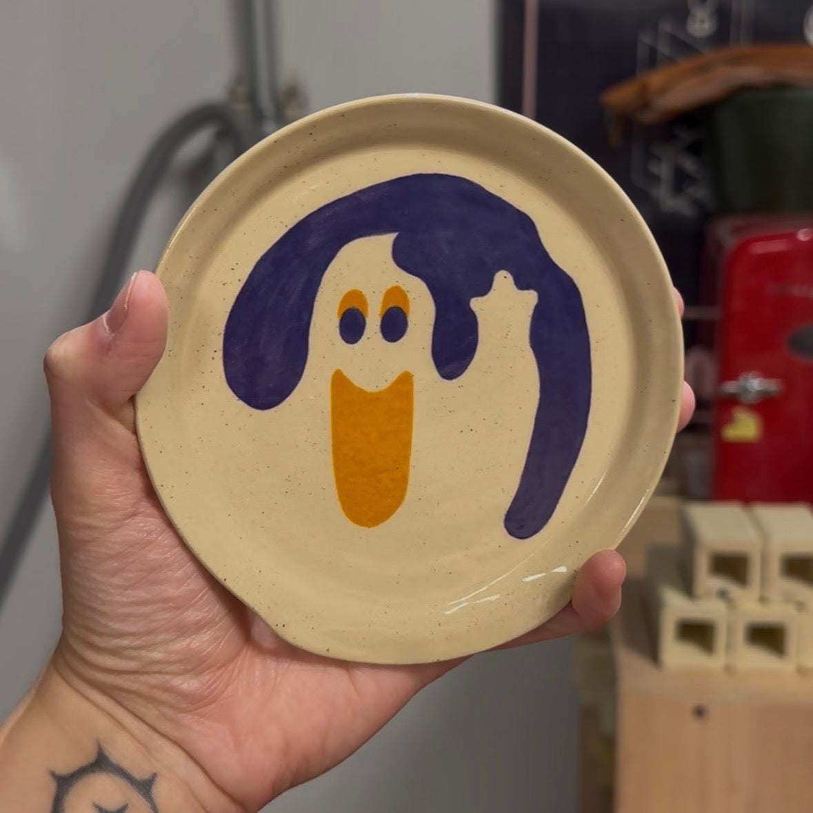 Ghost Halloween Cookie Spoon Rest